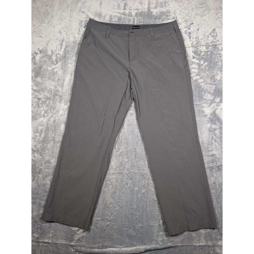 Marmot Pants Mens 40x32 Fishing Hiking Hunting Nylon Lightweight Grey